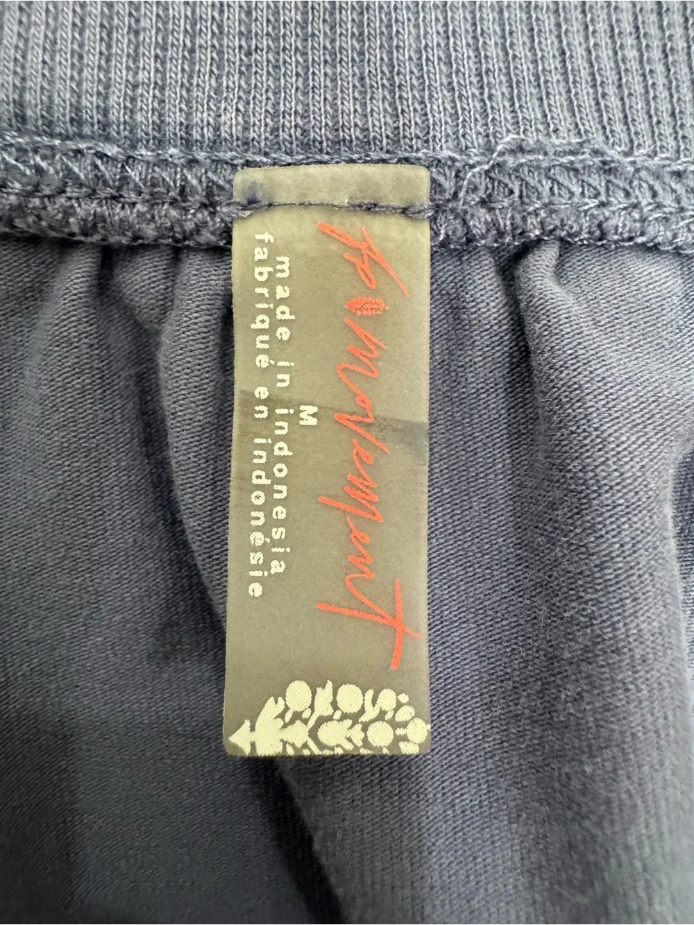 Free People Movement Hot Shot Harem Shorts Washed Blue Medium Baggy - Picture 7 of 11